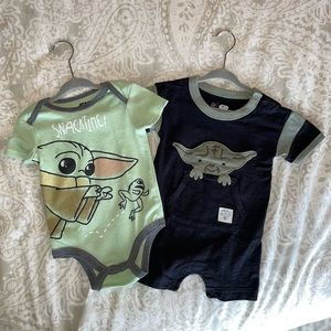 Grogu Star Wars | 12 month onesie and romper